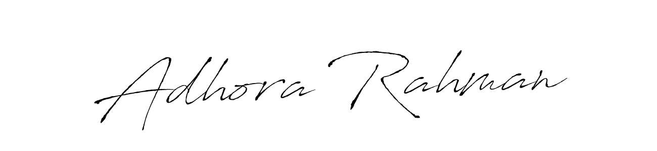 How to make Adhora Rahman name signature. Use Antro_Vectra style for creating short signs online. This is the latest handwritten sign. Adhora Rahman signature style 6 images and pictures png