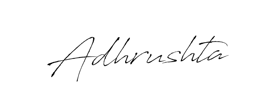 How to make Adhrushta name signature. Use Antro_Vectra style for creating short signs online. This is the latest handwritten sign. Adhrushta signature style 6 images and pictures png