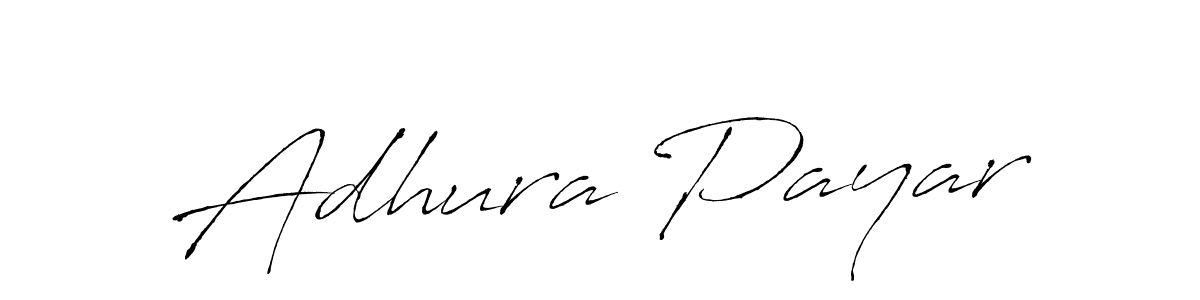 Adhura Payar stylish signature style. Best Handwritten Sign (Antro_Vectra) for my name. Handwritten Signature Collection Ideas for my name Adhura Payar. Adhura Payar signature style 6 images and pictures png