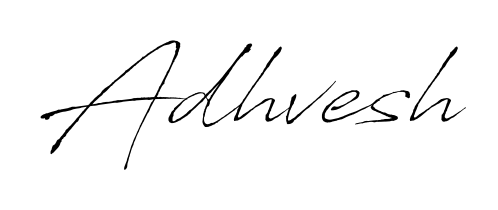 A dynamic signature style for Adhvesh using Antro_Vectra script. Designed to look authentic, handwritten, and professional. Adhvesh signature style 6 images and pictures png