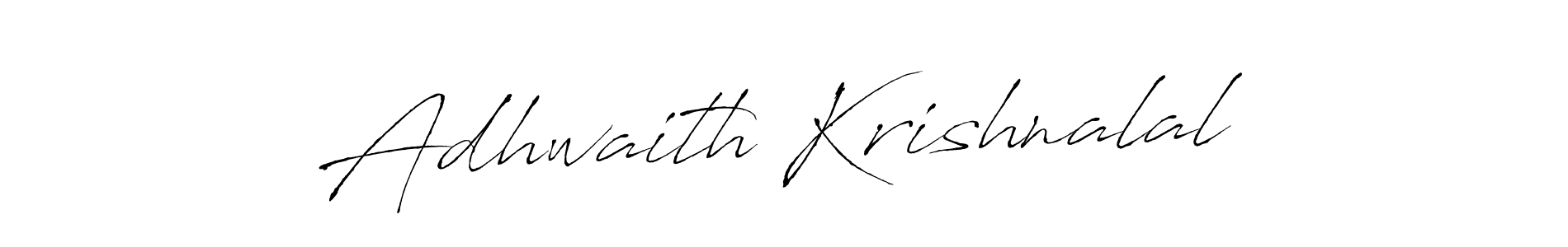 The best way (Antro_Vectra) to make a short signature is to pick only two or three words in your name. The name Adhwaith Krishnalal include a total of six letters. For converting this name. Adhwaith Krishnalal signature style 6 images and pictures png