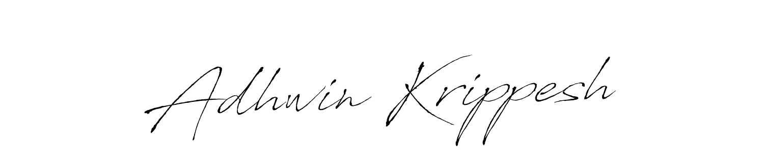 This is the best signature style for the Adhwin Krippesh name. Also you like these signature font (Antro_Vectra). Mix name signature. Adhwin Krippesh signature style 6 images and pictures png