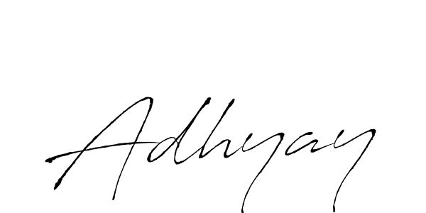 How to make Adhyay name signature. Use Antro_Vectra style for creating short signs online. This is the latest handwritten sign. Adhyay signature style 6 images and pictures png