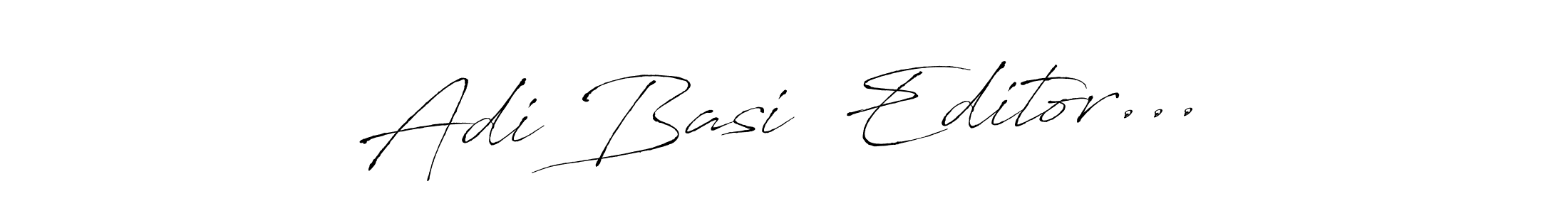 You can use this online signature creator to create a handwritten signature for the name Adi Basi  Editor...☆. This is the best online autograph maker. Adi Basi  Editor...☆ signature style 6 images and pictures png