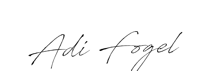 Make a beautiful signature design for name Adi Fogel. With this signature (Antro_Vectra) style, you can create a handwritten signature for free. Adi Fogel signature style 6 images and pictures png