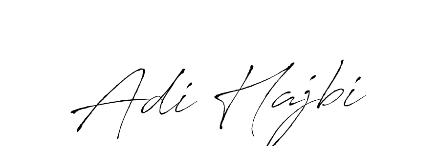 Make a beautiful signature design for name Adi Hajbi. With this signature (Antro_Vectra) style, you can create a handwritten signature for free. Adi Hajbi signature style 6 images and pictures png