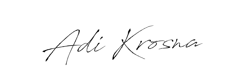 Make a beautiful signature design for name Adi Krosna. Use this online signature maker to create a handwritten signature for free. Adi Krosna signature style 6 images and pictures png