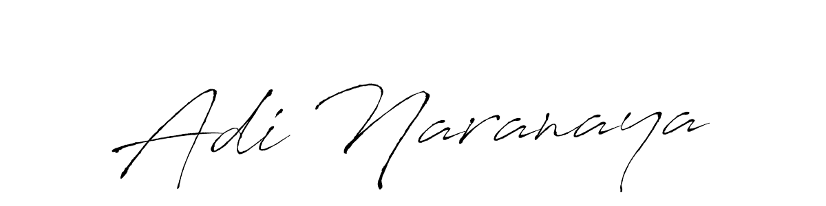Adi Naranaya stylish signature style. Best Handwritten Sign (Antro_Vectra) for my name. Handwritten Signature Collection Ideas for my name Adi Naranaya. Adi Naranaya signature style 6 images and pictures png