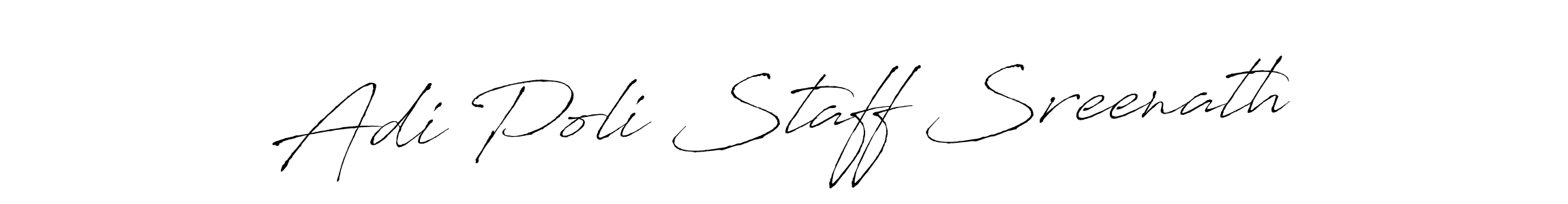 You can use this online signature creator to create a handwritten signature for the name Adi Poli Staff Sreenath. This is the best online autograph maker. Adi Poli Staff Sreenath signature style 6 images and pictures png