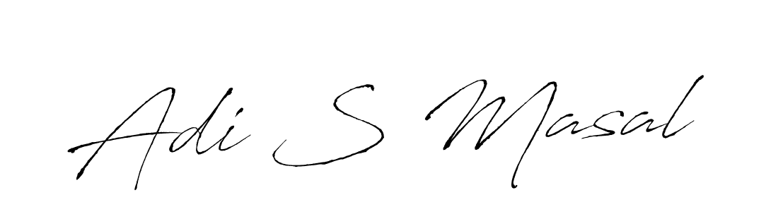 This is the best signature style for the Adi S Masal name. Also you like these signature font (Antro_Vectra). Mix name signature. Adi S Masal signature style 6 images and pictures png