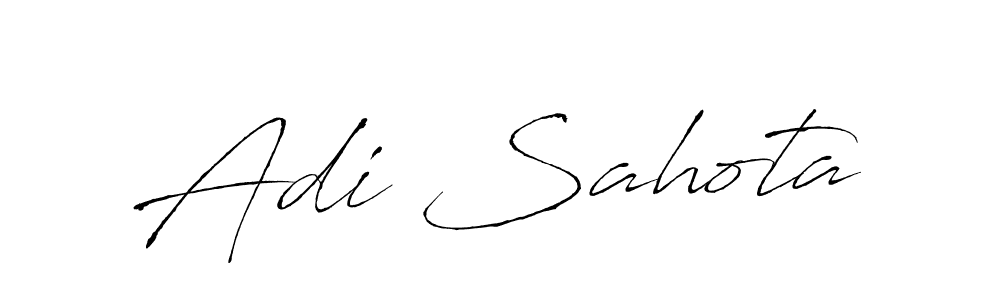 Use a signature maker to create a handwritten signature online. With this signature software, you can design (Antro_Vectra) your own signature for name Adi Sahota. Adi Sahota signature style 6 images and pictures png