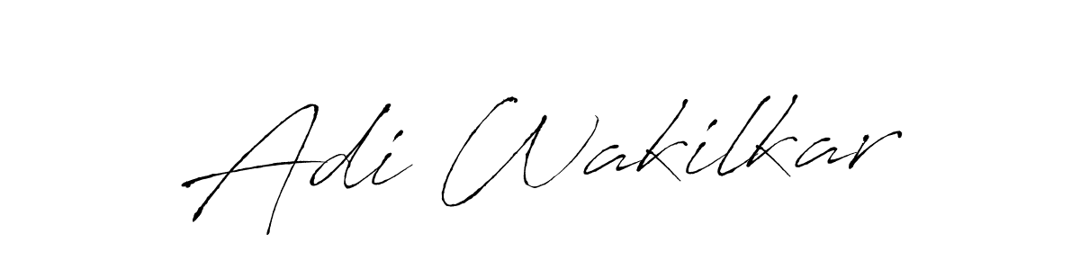 The best way (Antro_Vectra) to make a short signature is to pick only two or three words in your name. The name Adi Wakilkar include a total of six letters. For converting this name. Adi Wakilkar signature style 6 images and pictures png