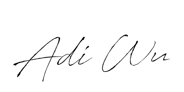 How to Draw Adi Wu signature style? Antro_Vectra is a latest design signature styles for name Adi Wu. Adi Wu signature style 6 images and pictures png