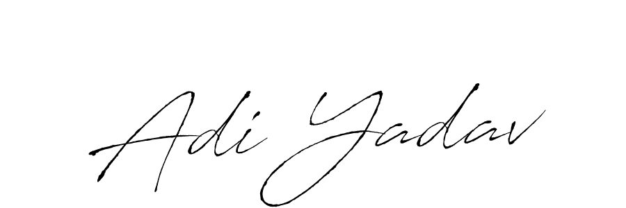 Adi Yadav stylish signature style. Best Handwritten Sign (Antro_Vectra) for my name. Handwritten Signature Collection Ideas for my name Adi Yadav. Adi Yadav signature style 6 images and pictures png