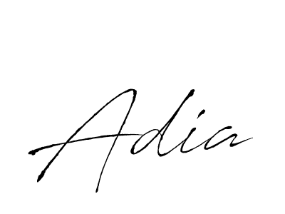 Make a beautiful signature design for name Adia. With this signature (Antro_Vectra) style, you can create a handwritten signature for free. Adia signature style 6 images and pictures png