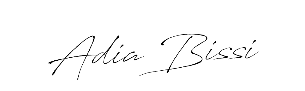 How to make Adia Bissi signature? Antro_Vectra is a professional autograph style. Create handwritten signature for Adia Bissi name. Adia Bissi signature style 6 images and pictures png
