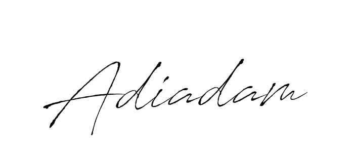 Create a beautiful signature design for name Adiadam. With this signature (Antro_Vectra) fonts, you can make a handwritten signature for free. Adiadam signature style 6 images and pictures png