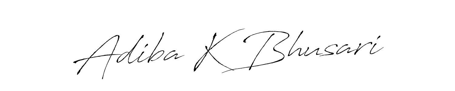 Make a beautiful signature design for name Adiba K Bhusari. Use this online signature maker to create a handwritten signature for free. Adiba K Bhusari signature style 6 images and pictures png