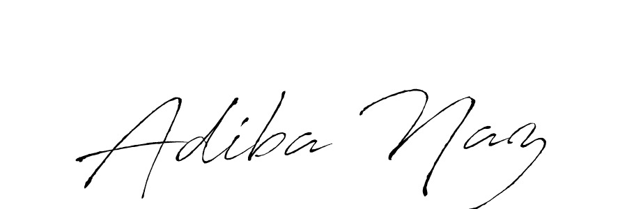 Also You can easily find your signature by using the search form. We will create Adiba Naz name handwritten signature images for you free of cost using Antro_Vectra sign style. Adiba Naz signature style 6 images and pictures png