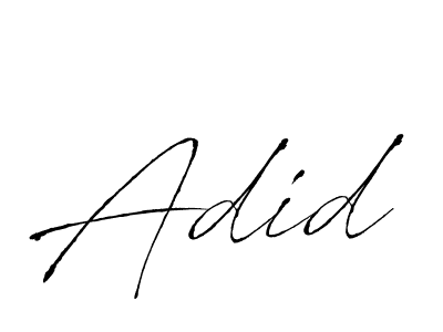 Antro_Vectra is a professional signature style that is perfect for those who want to add a touch of class to their signature. It is also a great choice for those who want to make their signature more unique. Get Adid name to fancy signature for free. Adid signature style 6 images and pictures png