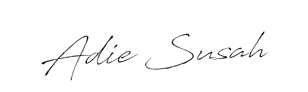 Adie Susah stylish signature style. Best Handwritten Sign (Antro_Vectra) for my name. Handwritten Signature Collection Ideas for my name Adie Susah. Adie Susah signature style 6 images and pictures png