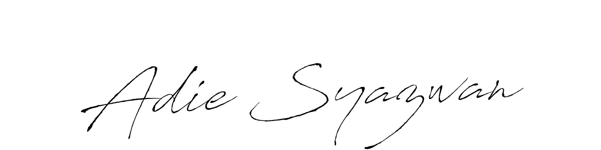 Antro_Vectra is a professional signature style that is perfect for those who want to add a touch of class to their signature. It is also a great choice for those who want to make their signature more unique. Get Adie Syazwan name to fancy signature for free. Adie Syazwan signature style 6 images and pictures png