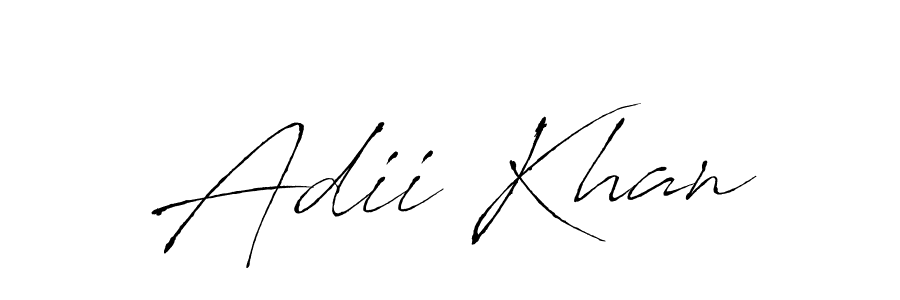 Also we have Adii Khan name is the best signature style. Create professional handwritten signature collection using Antro_Vectra autograph style. Adii Khan signature style 6 images and pictures png