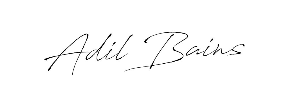 Make a short Adil Bains signature style. Manage your documents anywhere anytime using Antro_Vectra. Create and add eSignatures, submit forms, share and send files easily. Adil Bains signature style 6 images and pictures png