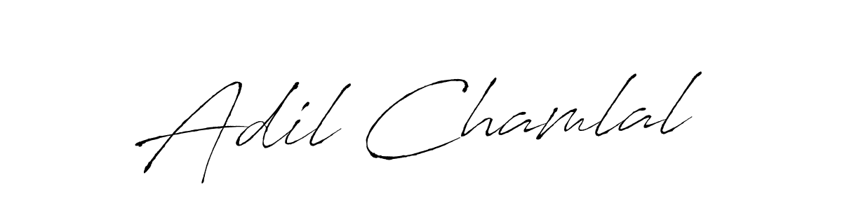 Also You can easily find your signature by using the search form. We will create Adil Chamlal name handwritten signature images for you free of cost using Antro_Vectra sign style. Adil Chamlal signature style 6 images and pictures png