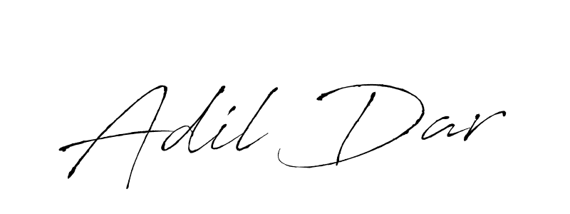 Create a beautiful signature design for name Adil Dar. With this signature (Antro_Vectra) fonts, you can make a handwritten signature for free. Adil Dar signature style 6 images and pictures png
