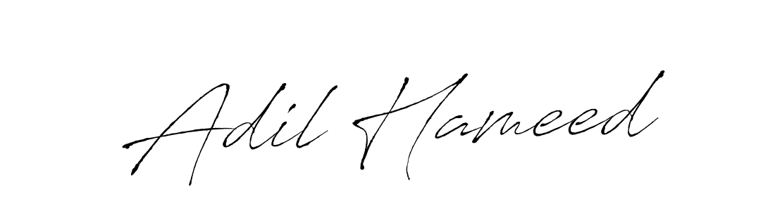 Create a beautiful signature design for name Adil Hameed. With this signature (Antro_Vectra) fonts, you can make a handwritten signature for free. Adil Hameed signature style 6 images and pictures png