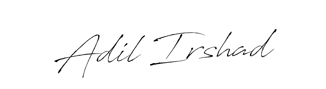 You should practise on your own different ways (Antro_Vectra) to write your name (Adil Irshad) in signature. don't let someone else do it for you. Adil Irshad signature style 6 images and pictures png