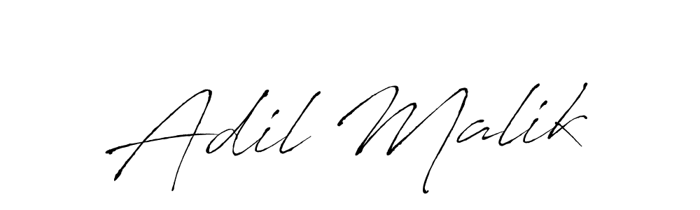 Create a beautiful signature design for name Adil Malik. With this signature (Antro_Vectra) fonts, you can make a handwritten signature for free. Adil Malik signature style 6 images and pictures png