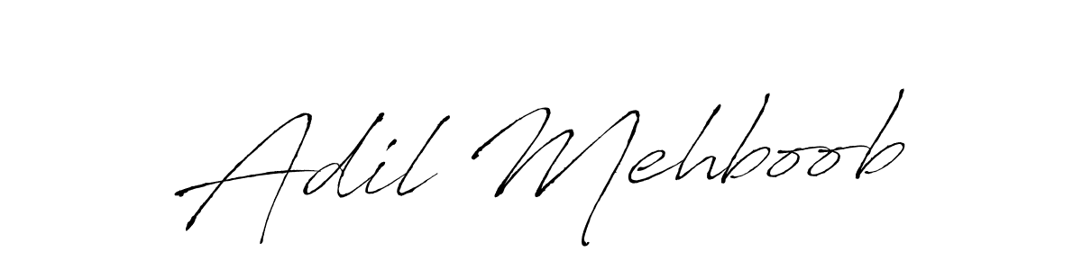 Adil Mehboob stylish signature style. Best Handwritten Sign (Antro_Vectra) for my name. Handwritten Signature Collection Ideas for my name Adil Mehboob. Adil Mehboob signature style 6 images and pictures png