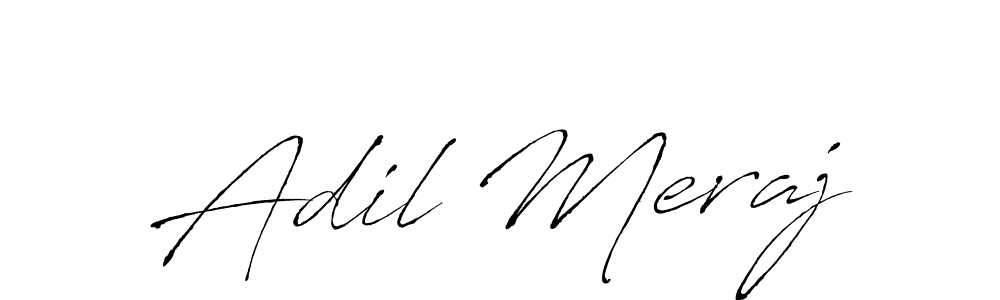 Create a beautiful signature design for name Adil Meraj. With this signature (Antro_Vectra) fonts, you can make a handwritten signature for free. Adil Meraj signature style 6 images and pictures png
