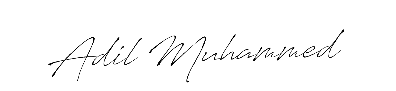 Create a beautiful signature design for name Adil Muhammed. With this signature (Antro_Vectra) fonts, you can make a handwritten signature for free. Adil Muhammed signature style 6 images and pictures png