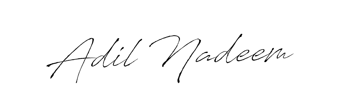 Adil Nadeem stylish signature style. Best Handwritten Sign (Antro_Vectra) for my name. Handwritten Signature Collection Ideas for my name Adil Nadeem. Adil Nadeem signature style 6 images and pictures png