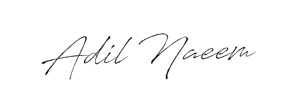 The best way (Antro_Vectra) to make a short signature is to pick only two or three words in your name. The name Adil Naeem include a total of six letters. For converting this name. Adil Naeem signature style 6 images and pictures png