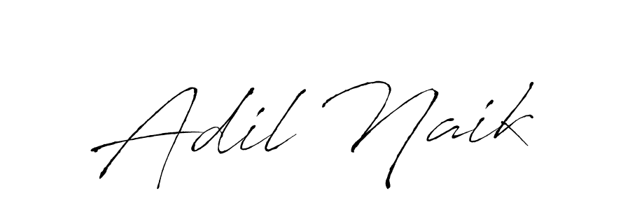 Create a beautiful signature design for name Adil Naik. With this signature (Antro_Vectra) fonts, you can make a handwritten signature for free. Adil Naik signature style 6 images and pictures png