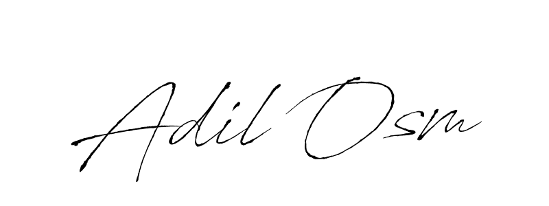 You should practise on your own different ways (Antro_Vectra) to write your name (Adil Osm) in signature. don't let someone else do it for you. Adil Osm signature style 6 images and pictures png
