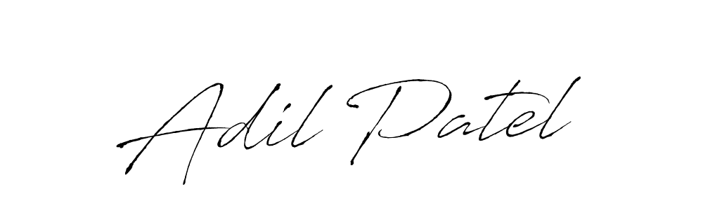 Make a beautiful signature design for name Adil Patel. With this signature (Antro_Vectra) style, you can create a handwritten signature for free. Adil Patel signature style 6 images and pictures png