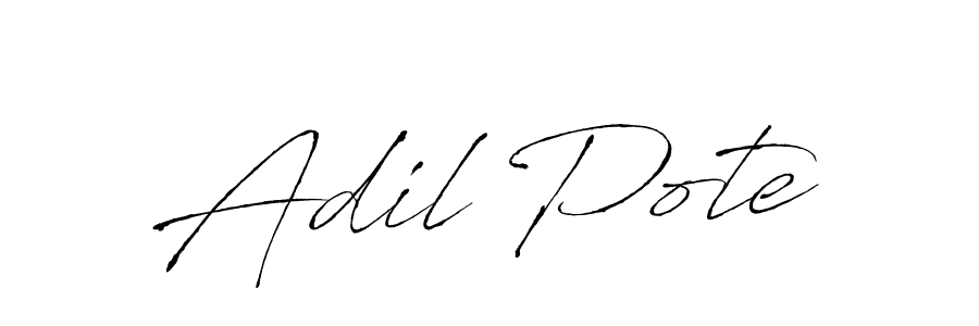 Also we have Adil Pote name is the best signature style. Create professional handwritten signature collection using Antro_Vectra autograph style. Adil Pote signature style 6 images and pictures png