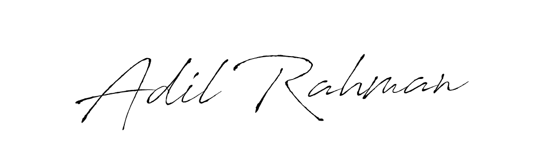 Create a beautiful signature design for name Adil Rahman. With this signature (Antro_Vectra) fonts, you can make a handwritten signature for free. Adil Rahman signature style 6 images and pictures png