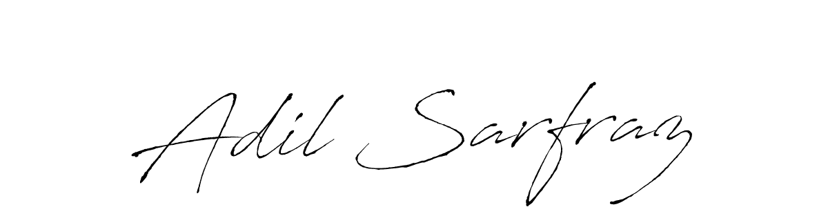 Design your own signature with our free online signature maker. With this signature software, you can create a handwritten (Antro_Vectra) signature for name Adil Sarfraz. Adil Sarfraz signature style 6 images and pictures png