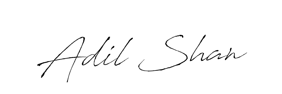 How to make Adil Shan name signature. Use Antro_Vectra style for creating short signs online. This is the latest handwritten sign. Adil Shan signature style 6 images and pictures png