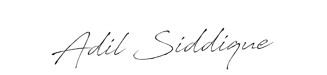 Use a signature maker to create a handwritten signature online. With this signature software, you can design (Antro_Vectra) your own signature for name Adil Siddique. Adil Siddique signature style 6 images and pictures png