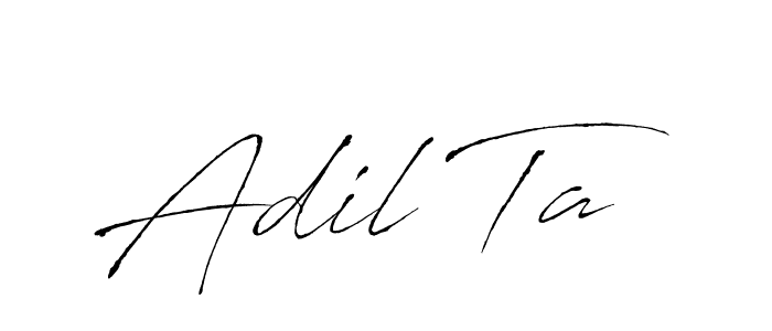 Similarly Antro_Vectra is the best handwritten signature design. Signature creator online .You can use it as an online autograph creator for name Adil Ta. Adil Ta signature style 6 images and pictures png