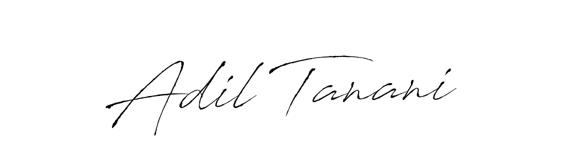 You should practise on your own different ways (Antro_Vectra) to write your name (Adil Tanani) in signature. don't let someone else do it for you. Adil Tanani signature style 6 images and pictures png