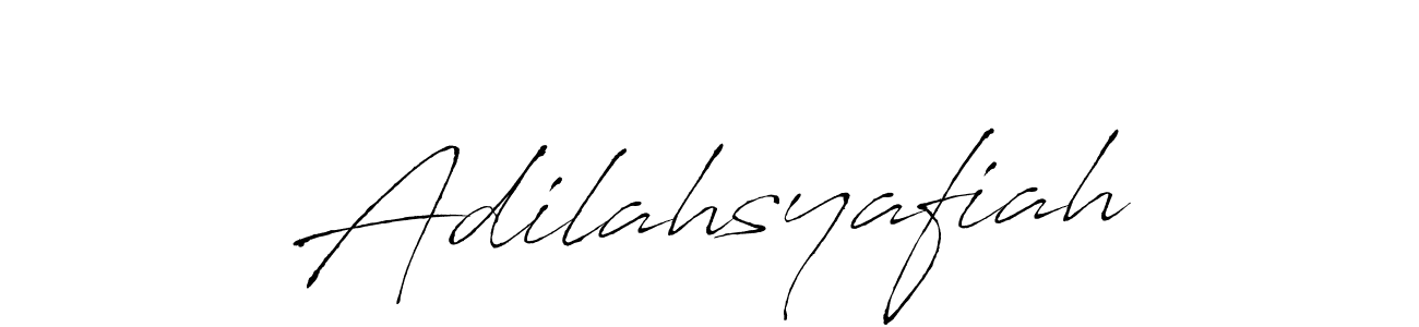 Antro_Vectra is a professional signature style that is perfect for those who want to add a touch of class to their signature. It is also a great choice for those who want to make their signature more unique. Get Adilahsyafiah name to fancy signature for free. Adilahsyafiah signature style 6 images and pictures png