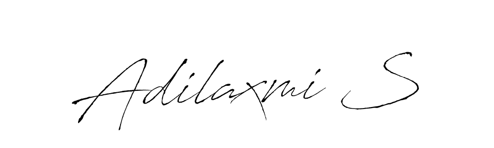 Use a signature maker to create a handwritten signature online. With this signature software, you can design (Antro_Vectra) your own signature for name Adilaxmi S. Adilaxmi S signature style 6 images and pictures png